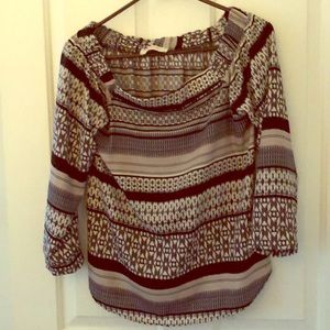 Women’s off the shoulder blouse